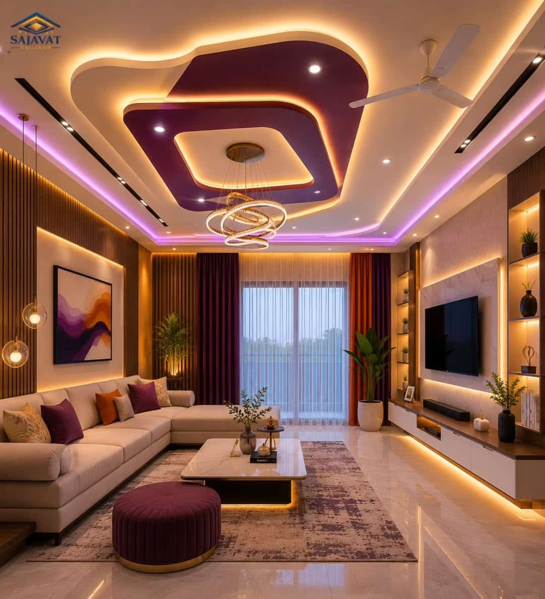 False ceiling project in Bhavnagar